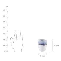 4x Tasse 300ml ATLANTIS In Blau -Dekoration Verkäufe butlers 4x tasse 300ml atlantis in blau 3