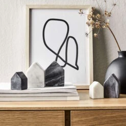 Deko-Haus Set 3-tlg. BLOCKHOUSE In Grau -Dekoration Verkäufe butlers deko haus set 3 tlg blockhouse in grau 1