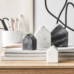 Deko-Haus Set 3-tlg. BLOCKHOUSE In Grau -Dekoration Verkäufe butlers deko haus set 3 tlg blockhouse in grau 9