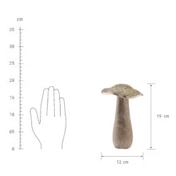 Deko-Pilz Höhe 19cm HARVEST SPLENDOR In Gold 6 Deko-Pilz Höhe 19cm HARVEST SPLENDOR In Gold -Dekoration Verkäufe butlers deko pilz hohe 19cm harvest splendor in gold 2