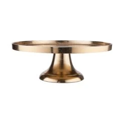 Deko-Teller Mit Fuß Ø50cm BANQUET In Gold -Dekoration Verkäufe butlers deko teller mit fuss o50cm banquet in gold 2