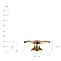 Deko-Teller Mit Fuß Ø50cm BANQUET In Gold -Dekoration Verkäufe butlers deko teller mit fuss o50cm banquet in gold 3