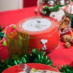 Bestseller -Dekoration Verkäufe butlers dose snoopy keks rund peanuts in rot 1