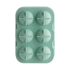 Eiswürfelform XXL 6 Eisbälle COOL DOWN In Salbei 8 Eiswürfelform XXL 6 Eisbälle COOL DOWN In Salbei -Dekoration Verkäufe butlers eiswurfelform xxl 6 eisballe cool down in salbei 3