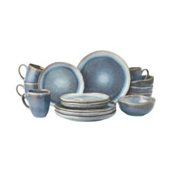 Bestseller 17 Geschirr-Set 16-tlg. HILDA In Dunkelblau