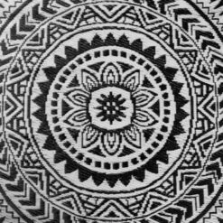 In- & Outdoor-Teppich Circles L 180 X B 118cm COLOUR CLASH In Schwarz-Weiß -Dekoration Verkäufe butlers in and outdoor teppich circles l 180 x b 118cm colour clash in schwarz weiss 3