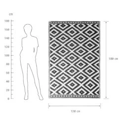 In- & Outdoor-Teppich Ethno Rauten L 180 X B 118cm COLOUR CLASH In Schwarz-Weiß 11 In- & Outdoor-Teppich Ethno Rauten L 180 X B 118cm COLOUR CLASH In Schwarz-Weiß -Dekoration Verkäufe butlers in and outdoor teppich ethno rauten l 180 x b 118cm colour clash in schwarz weiss 3