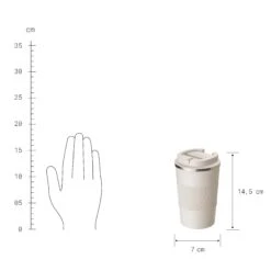 Kaffeebecher 380ml TO GO In Beige 9 Kaffeebecher 380ml TO GO In Beige -Dekoration Verkäufe butlers kaffeebecher 380ml to go in beige 2