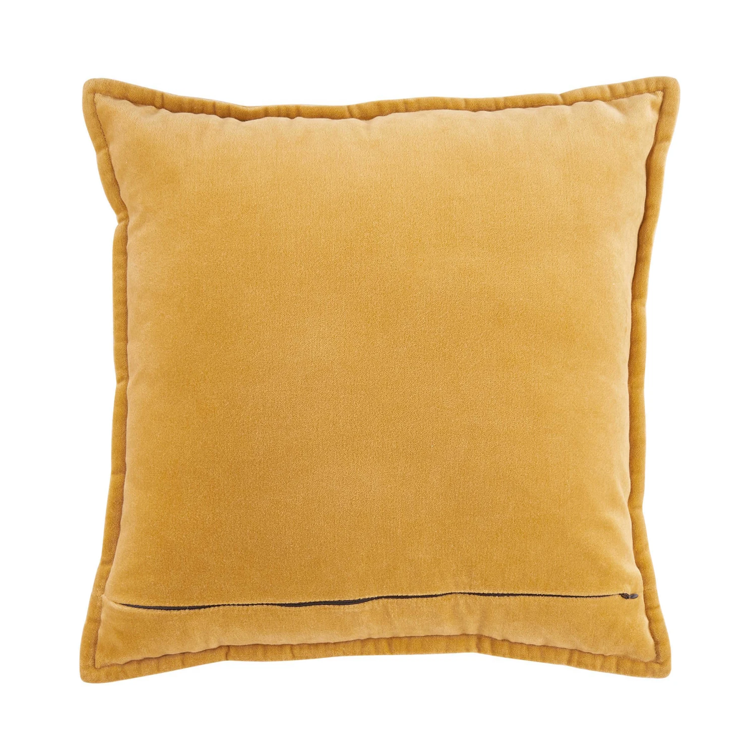 Kissen L 45 X B 45cm COTTON VELVET In Gelb 2 Kissen L 45 X B 45cm COTTON VELVET In Gelb – Bild 2