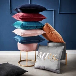 Kissen L 45 X B 45cm COTTON VELVET In Hellbraun 12 Kissen L 45 X B 45cm COTTON VELVET In Hellbraun -Dekoration Verkäufe butlers kissen l 45 x b 45cm cotton velvet in hellbraun 5