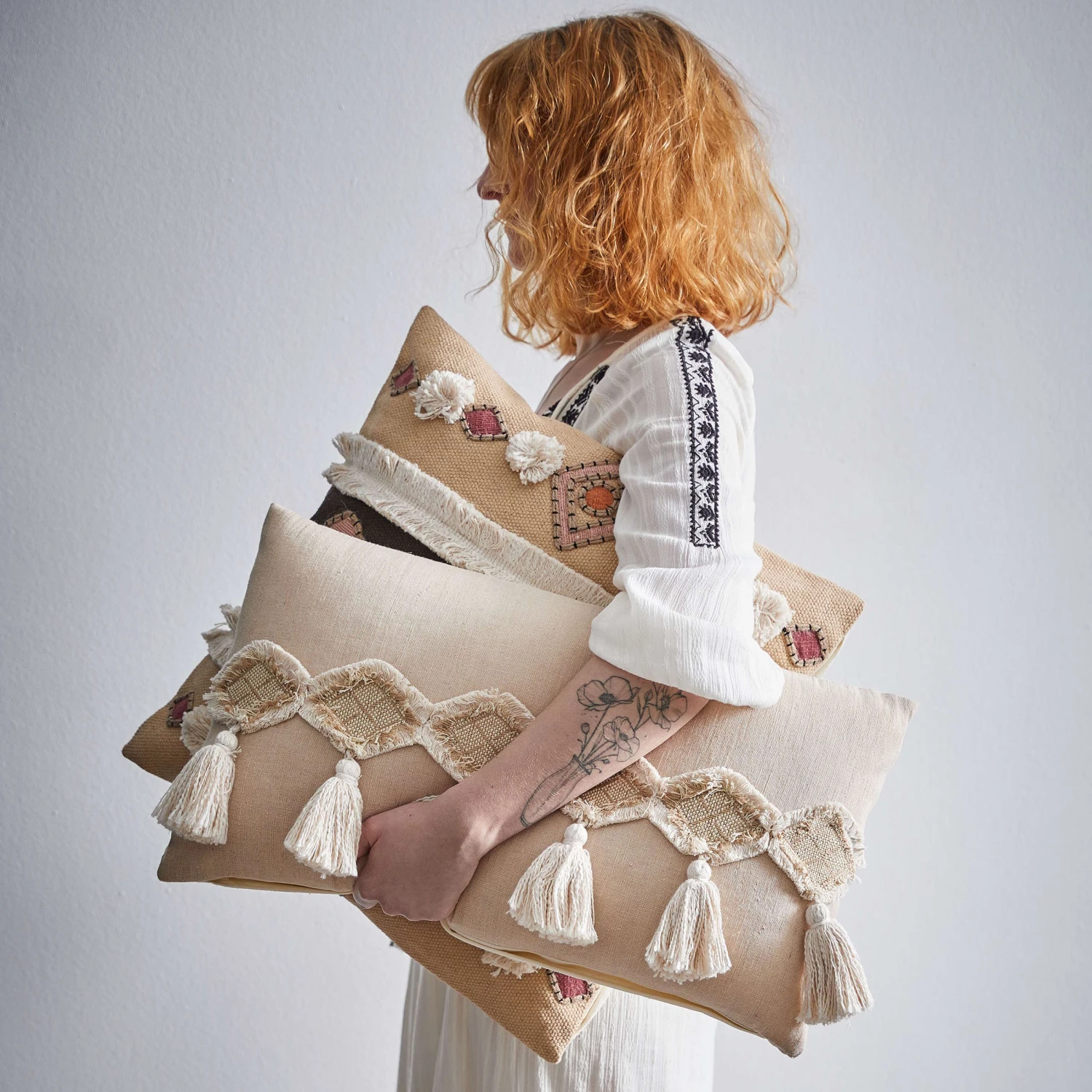 Kissen L 50 X B 50cm HIPPIE TRAIL In Bunt 2 Kissen L 50 X B 50cm HIPPIE TRAIL In Bunt – Bild 2