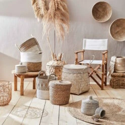 Dekoration Verkäufe -Dekoration Verkäufe butlers korb o36cm white beach in natur weiss 1