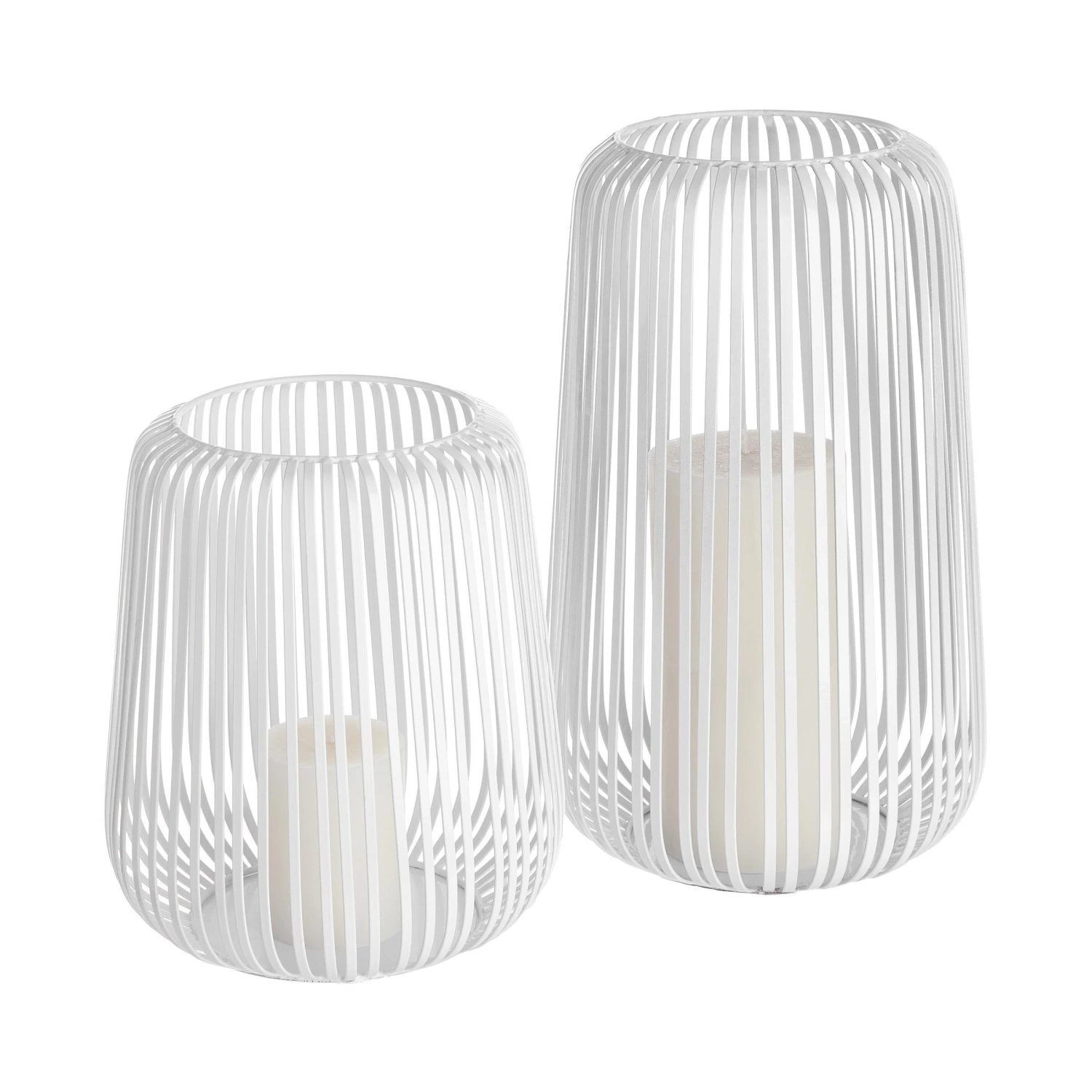 Laterne Höhe 25cm COCOON In Weiß 5 Laterne Höhe 25cm COCOON In Weiß – Bild 5