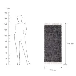 Läufer Rauten L 140 X B 70cm ETHNO LODGE In Schwarz-Natur 7 Läufer Rauten L 140 X B 70cm ETHNO LODGE In Schwarz-Natur -Dekoration Verkäufe butlers laufer rauten l 140 x b 70cm ethno lodge in schwarz natur 2