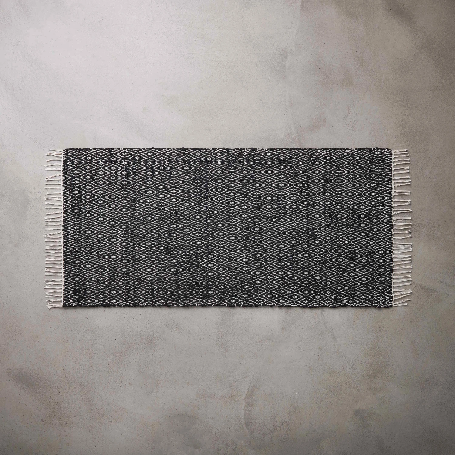 Läufer Rauten L 140 X B 70cm ETHNO LODGE In Schwarz-Natur 5 Läufer Rauten L 140 X B 70cm ETHNO LODGE In Schwarz-Natur – Bild 5