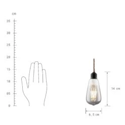LED-Hängeleuchte Mit Jutekordel Und Aufhängung BULB LIGHT In Schwarz -Dekoration Verkäufe butlers led hangeleuchte mit jutekordel und aufhangung bulb light in schwarz 2
