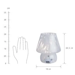 LED Leuchte Höhe 21cm MISS MARBLE In Hellblau -Dekoration Verkäufe butlers led leuchte hohe 21cm miss marble in hellblau 4