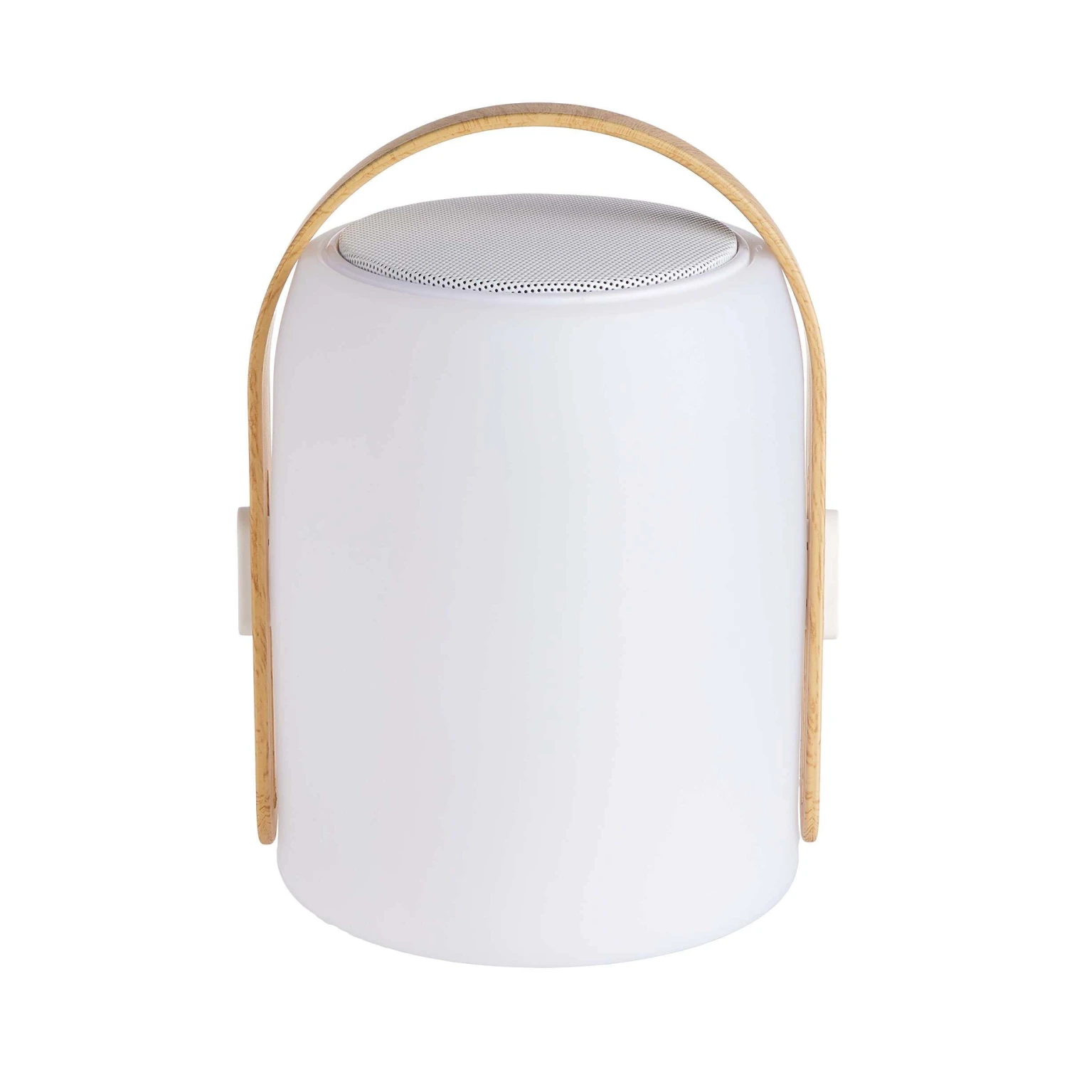 LED Leuchte Mit Bluetooth® Und Farbwechsel SOUND LOUNGE In Weiß-Hellbraun 12 LED Leuchte Mit Bluetooth® Und Farbwechsel SOUND LOUNGE In Weiß-Hellbraun – Bild 12