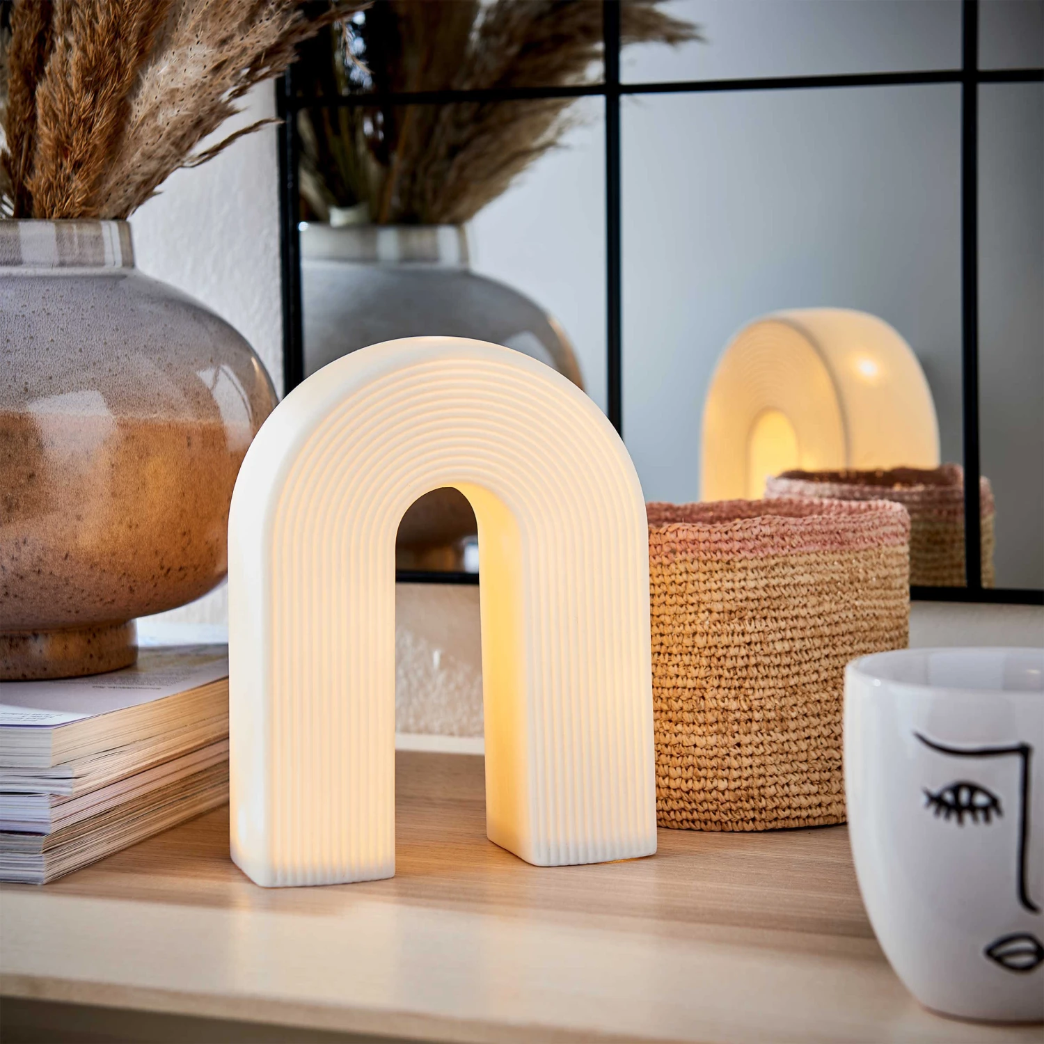 LED Lichterbogen Höhe 20cm RAINBOW In Weiß 3 LED Lichterbogen Höhe 20cm RAINBOW In Weiß – Bild 3