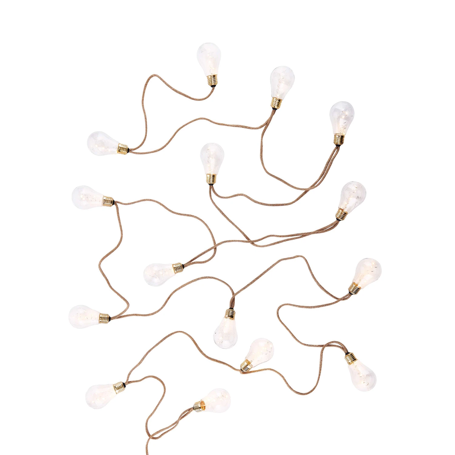 LED Lichterkette Mit Naturseil 15 Lichter Und Stecker BULB LIGHTS In Natur 3 LED Lichterkette Mit Naturseil 15 Lichter Und Stecker BULB LIGHTS In Natur – Bild 3