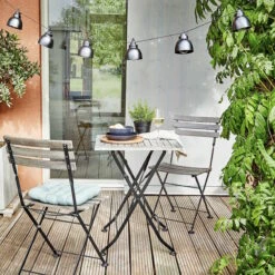 Metall-Lampenkette Mit Stecker WAREHOUSE In Schwarz -Dekoration Verkäufe butlers metall lampenkette mit stecker warehouse in schwarz 6