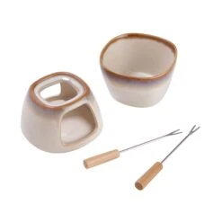 Mini-Fondue Mit 2 Gabeln AU CHOCOLAT In Beige 11 Mini-Fondue Mit 2 Gabeln AU CHOCOLAT In Beige -Dekoration Verkäufe butlers mini fondue mit 2 gabeln au chocolat in beige 4