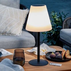 Dekoration Verkäufe -Dekoration Verkäufe butlers outdoor solar tischleuchte mit farbwechsel light up in schwarz weiss 1