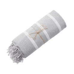 Strandtuch L 200 X B 180cm SURFSIDE In Hellgrau 11 Strandtuch L 200 X B 180cm SURFSIDE In Hellgrau -Dekoration Verkäufe butlers strandtuch l 200 x b 180cm surfside in hellgrau 5