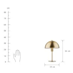 Tischlampe TOPEE In Gold -Dekoration Verkäufe butlers tischlampe topee in gold 3