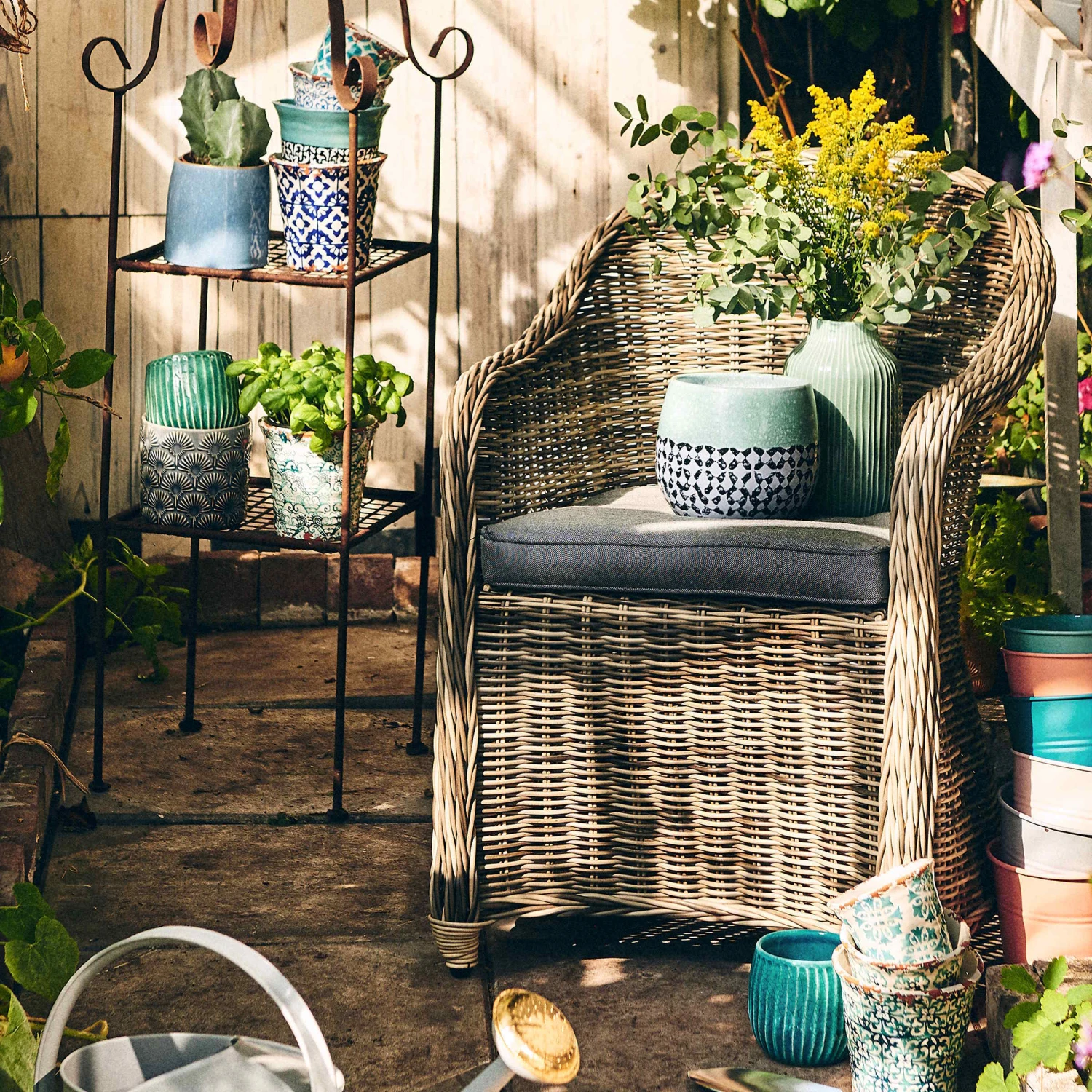 Vase 23cm HANAMI In Pastellgrün 4 Vase 23cm HANAMI In Pastellgrün – Bild 4