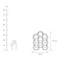 Weinregal Für 9 Flaschen L 36 X H 30cm CUBICLE In Schwarz -Dekoration Verkäufe butlers weinregal fur 9 flaschen l 36 x h 30cm cubicle in schwarz 3