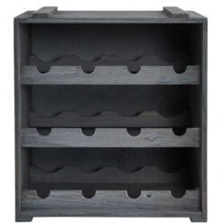 Weinregal VINOTHEK In Hellgrau -Dekoration Verkäufe butlers weinregal vinothek in hellgrau 4