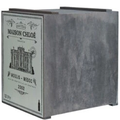 Weinregal VINOTHEK In Hellgrau -Dekoration Verkäufe butlers weinregal vinothek in hellgrau 6